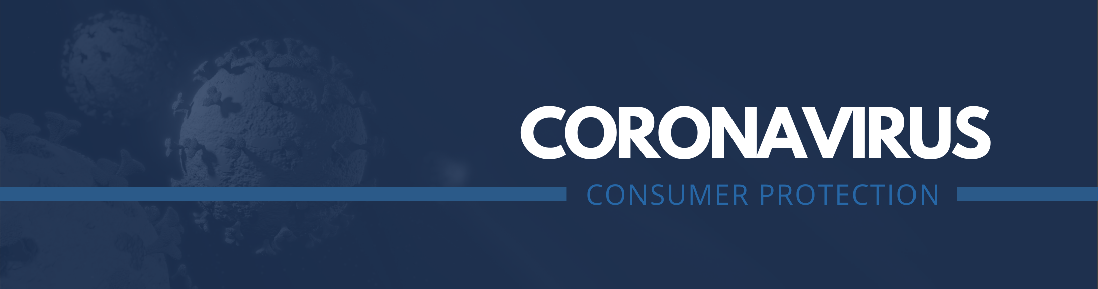 Coronavirus Consumer Protection Banner
