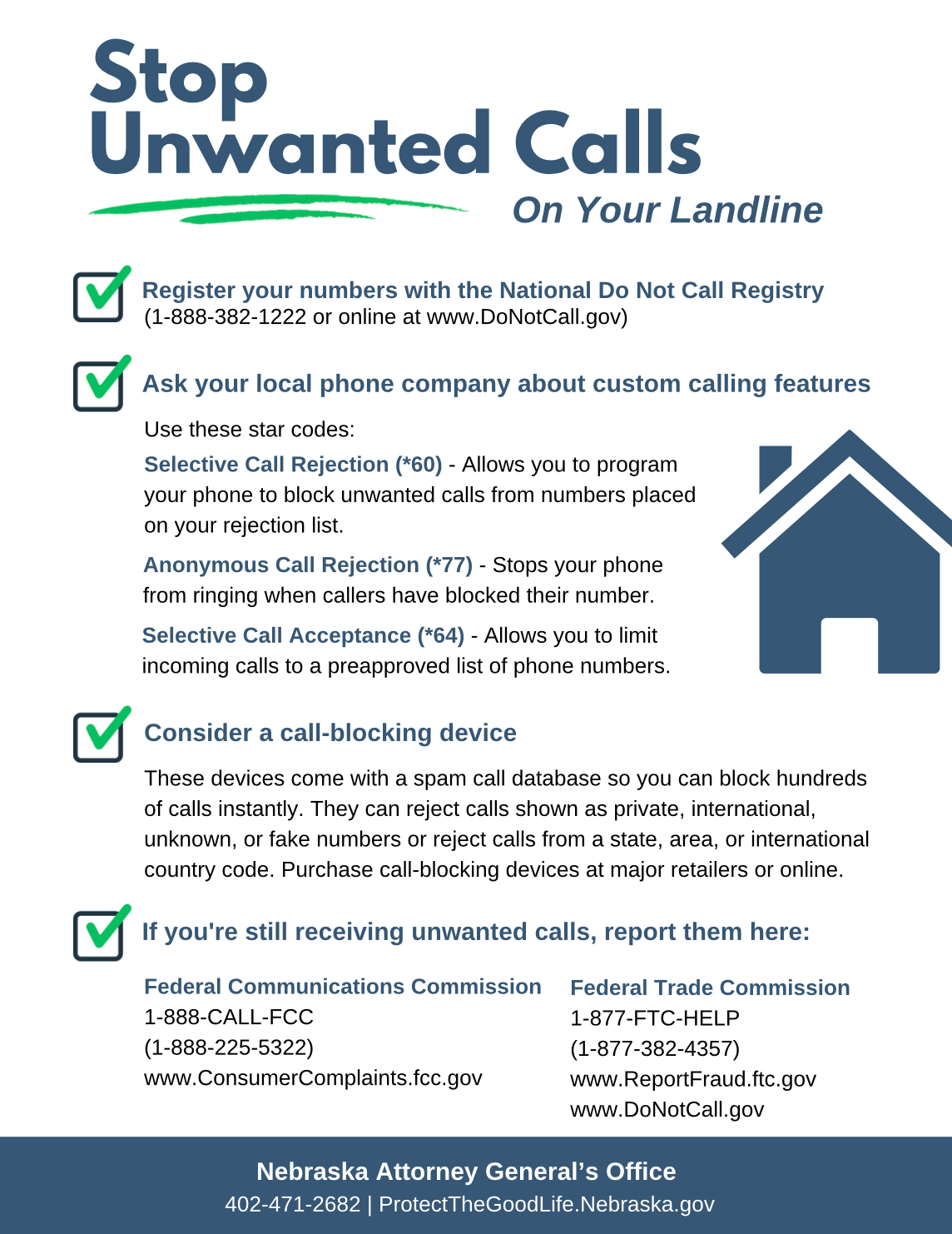 Unwanted calls 