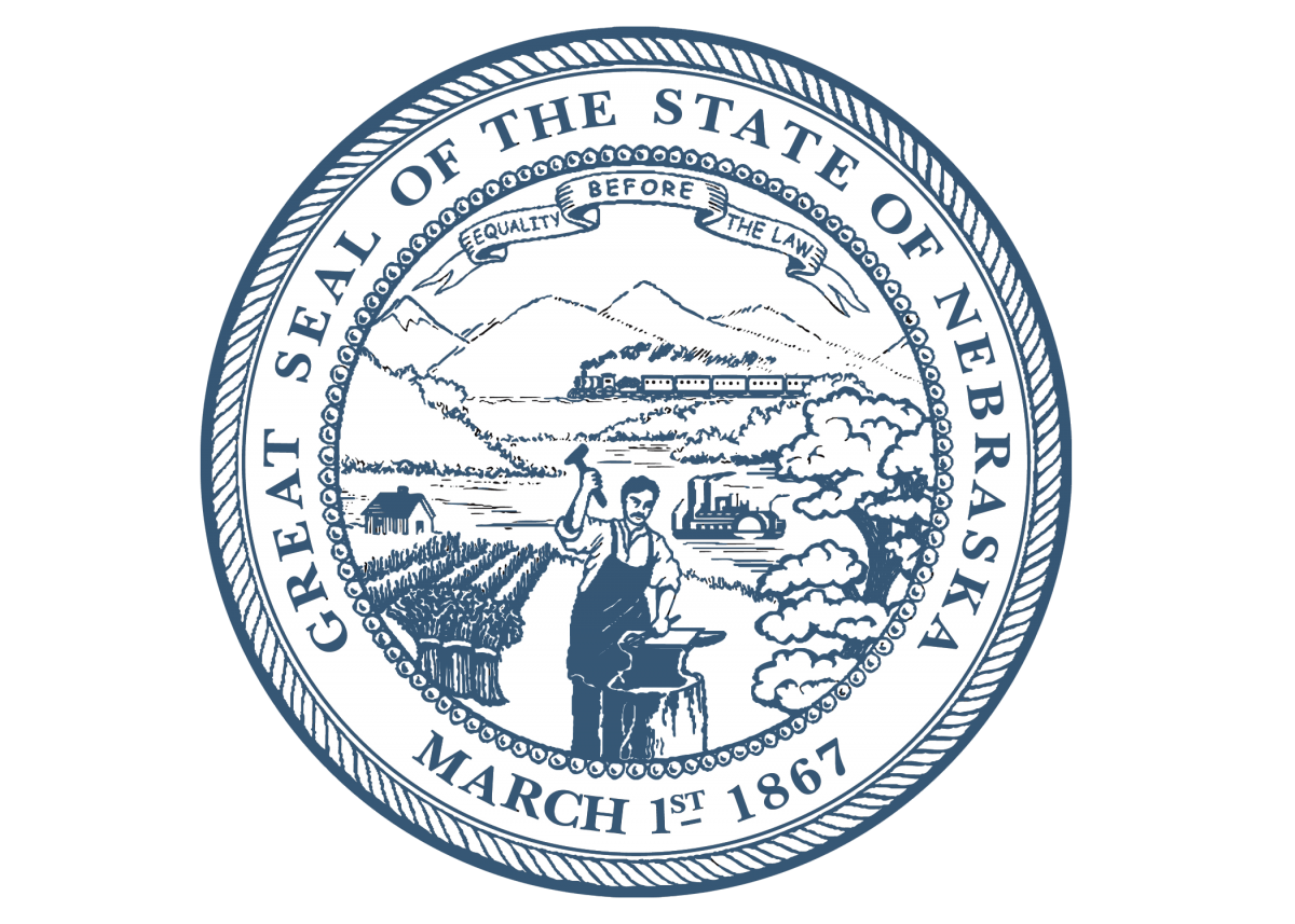 grayscale version of the Nebraska Office of the Attorney General seal